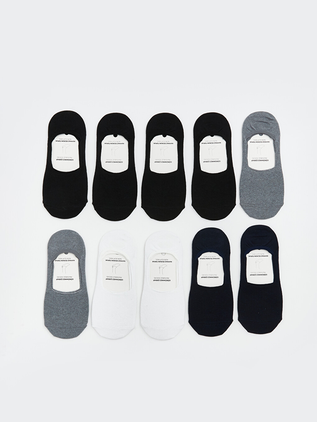 l_20261-s63174z8-k00_a.jpg Men's Invisible Socks, Pack of 10 - Image 1