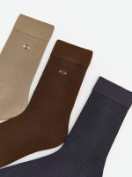 Patterned Men's Bamboo Ankle Socks 5-Pack - Image 2