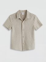 Striped Boys' Shirt and Shorts - Image 3