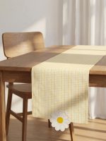 Floral Embroidered Runner 35x150 cm