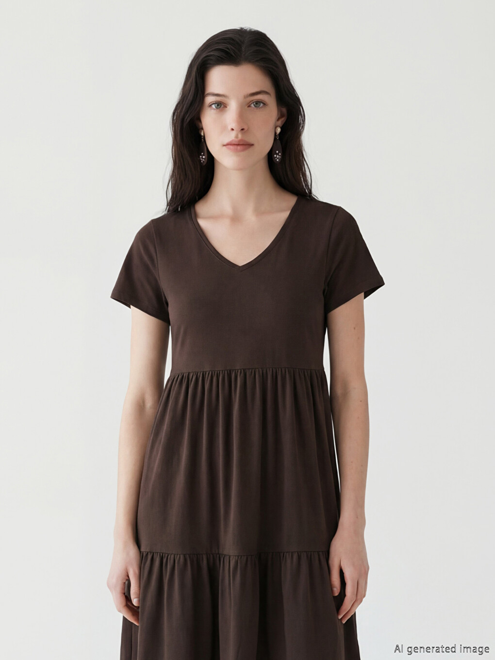 l_20261-s64588z8-hmk-80-62-91-176_a1.jpg Crew Neck Layered Dress - Image 1