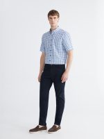 Regular Fit Plaid Oxford Men's Shirt - Image 2