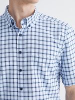 Regular Fit Plaid Oxford Men's Shirt - Image 3