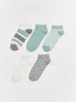 Patterned Women's Trainer Socks 5-Pack