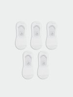 Women's Plain Invisible Socks 5 Pack