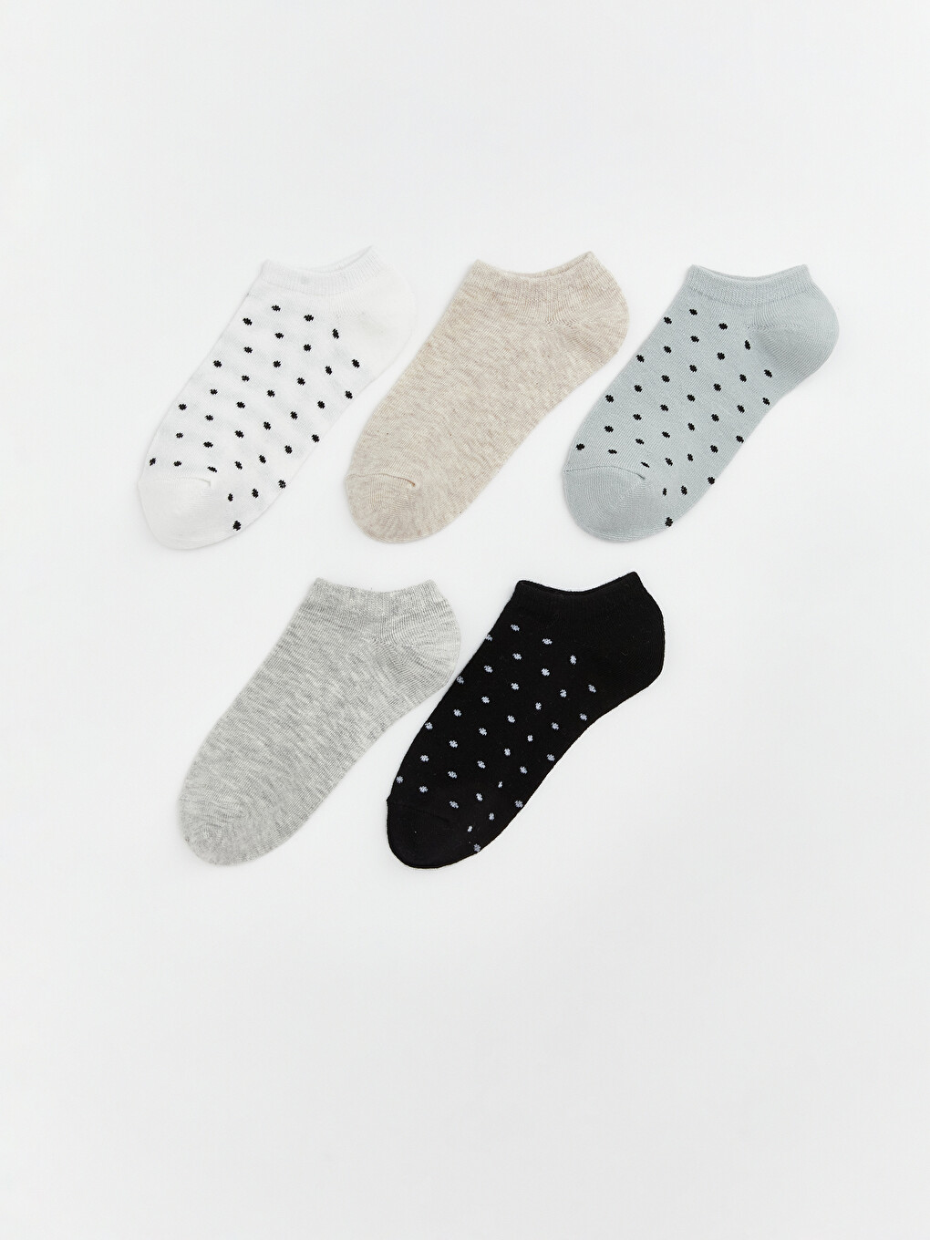 l_20261-s64793z8-fdu_a.jpg Women's Patterned Ankle Socks - Set of 5 - Image 1