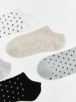 Women's Patterned Ankle Socks - Set of 5 - Image 2
