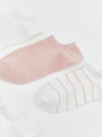 Women's Patterned Sneaker Socks - Set of 5 - Image 2