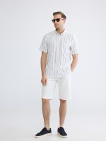 Men's Striped Shirt in a Regular Fit - Image 2