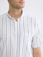 Men's Striped Shirt in a Regular Fit - Image 3