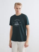 Crew Neck Printed Men's T-Shirt