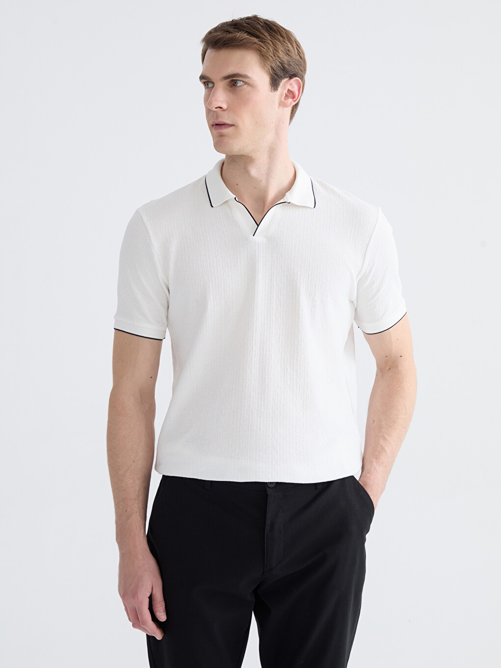 Men's Polo Neck T-Shirt