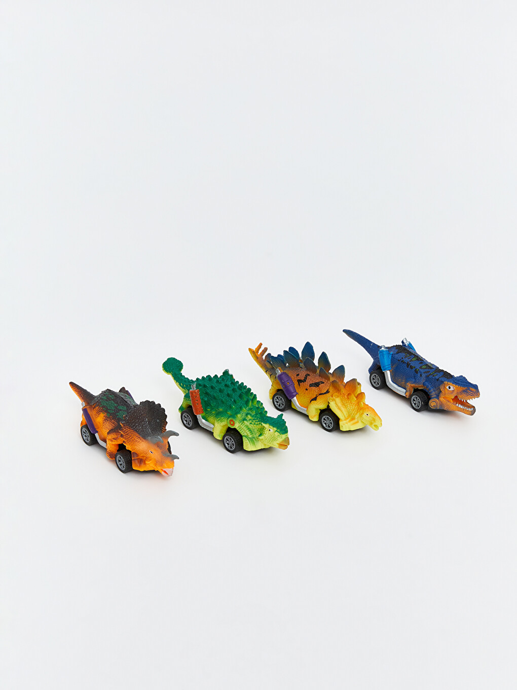 Dino-Themed Toy Car Set of Four