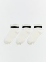 Striped Women's Trainer Socks 3-pack
