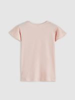 Crew Neck Frill Sleeve Girls' T-Shirt - Image 2