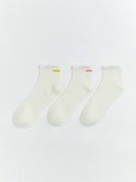 Striped Women's Trainer Socks 3-pack
