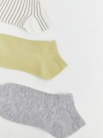 Striped Women's Trainer Socks 5-Pack - Image 2