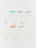 Ribbed Women's Trainer Socks 5-Pack