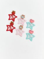 Printed Girl's Hair Clip 6-Pack