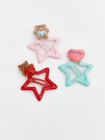 Printed Girl's Hair Clip 6-Pack - Image 2