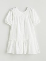 Patterned Girls' Jersey Dress - Image 3