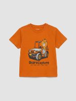Crew Neck Printed Boys' T-Shirt - Image 3