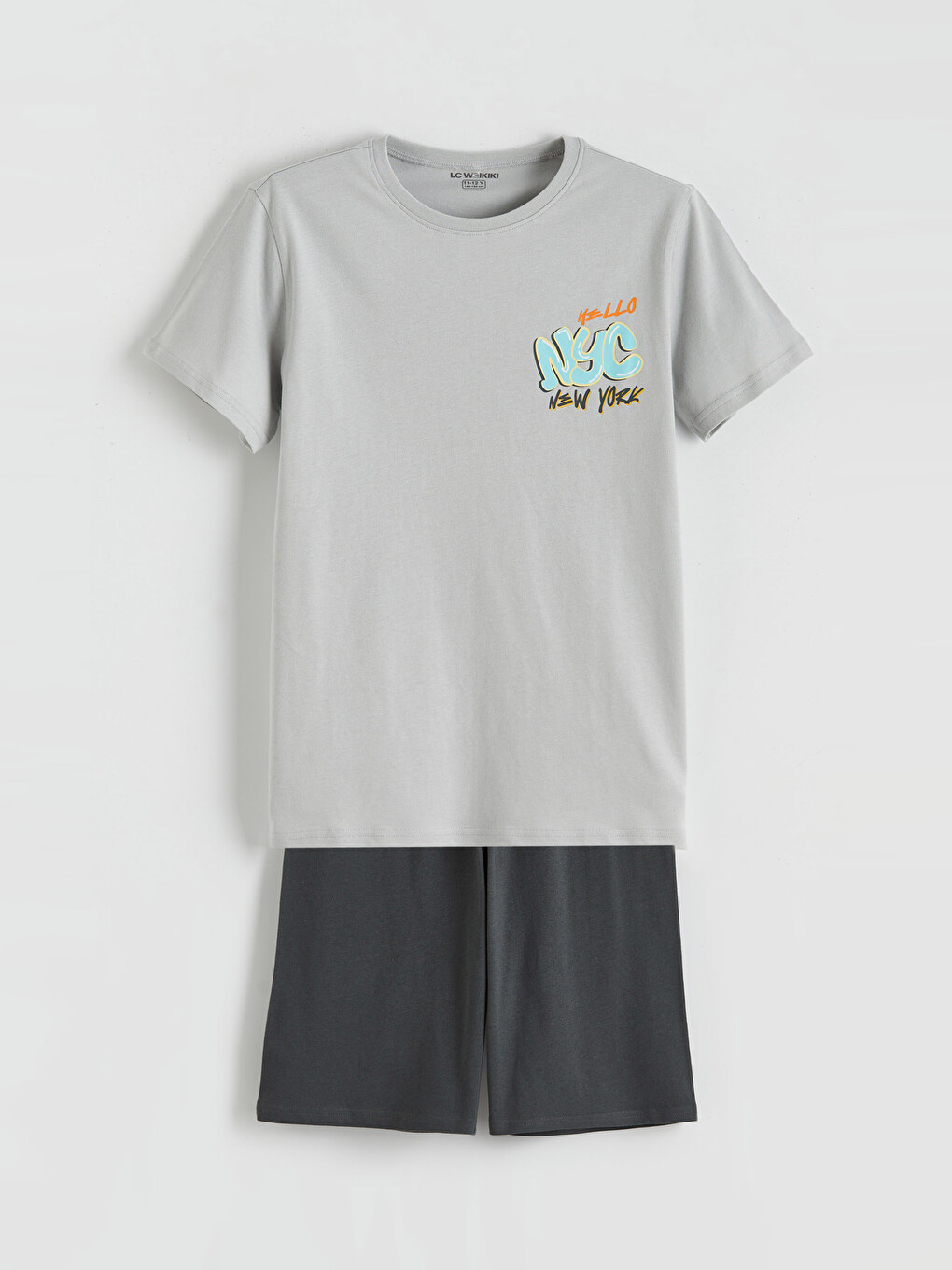 Printed Boys' Shortie Pyjamas Set