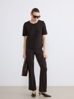Crew Neck Women's Knitwear Sweater - Image 2