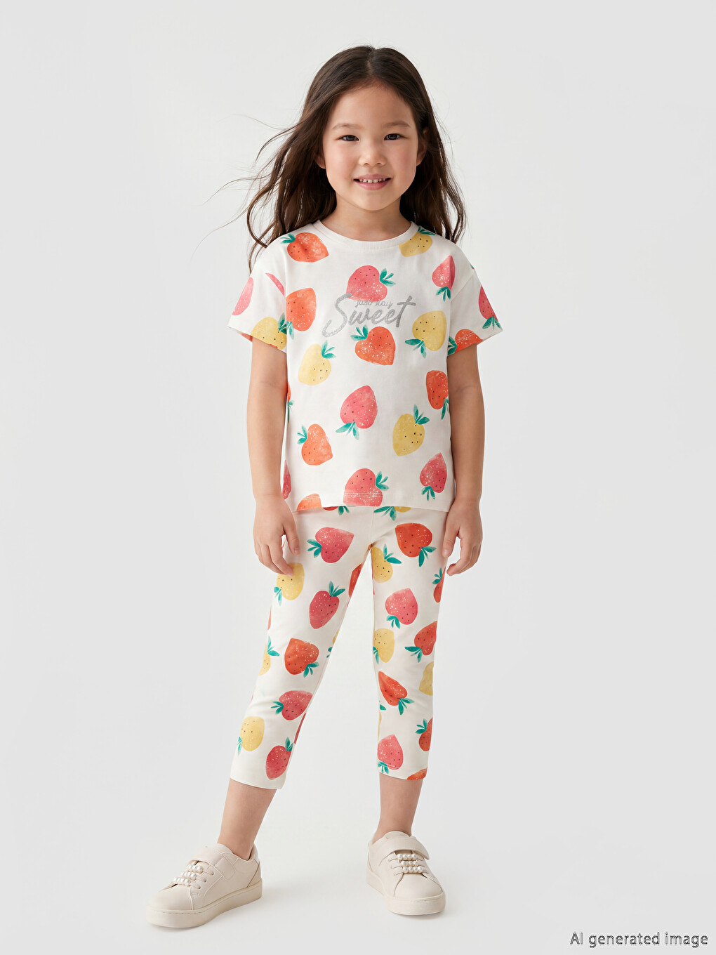 Patterned Girls' Leggings