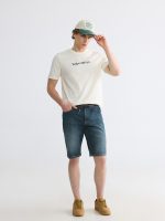 Crew Neck Printed Men's Jersey T-Shirt - Image 2