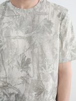 Crew Neck Printed Men's Knitted T-Shirt - Image 3