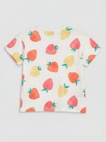 Glittery Printed Girls' T-Shirt - Image 3