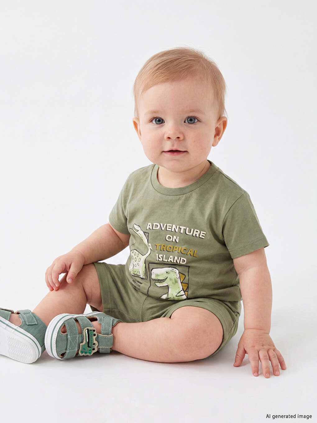 Dinosaur Printed Baby Boys' Set