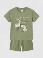Dinosaur Printed Baby Boys' Set - Image 3