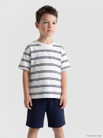 Striped Boys' Shorts Set