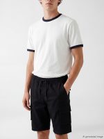 Regular Fit Men's Cargo Denim Shorts - Image 3