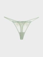 Floral Broderie Fantasy Thong Panty - Image 2
