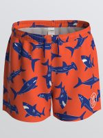 Elasticated Waist Printed Boys' Swimming Shorts - Image 3
