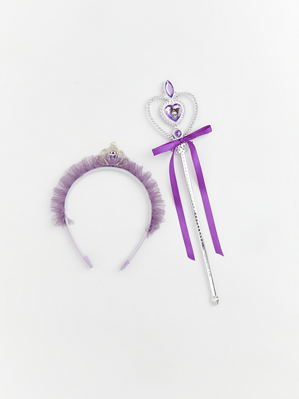 Kuromi Printed Girl's Wand and Crown