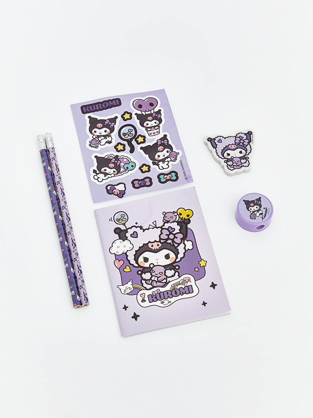Children's Kuromi Character Stationery Set