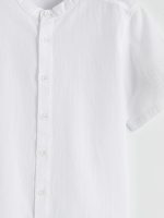 Mandarin Collar Basic Shirt for Boys - Image 2