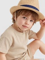 Baby Boys' Straw Fedora Hat - Image 2