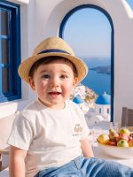 Baby Boys' Straw Fedora Hat
