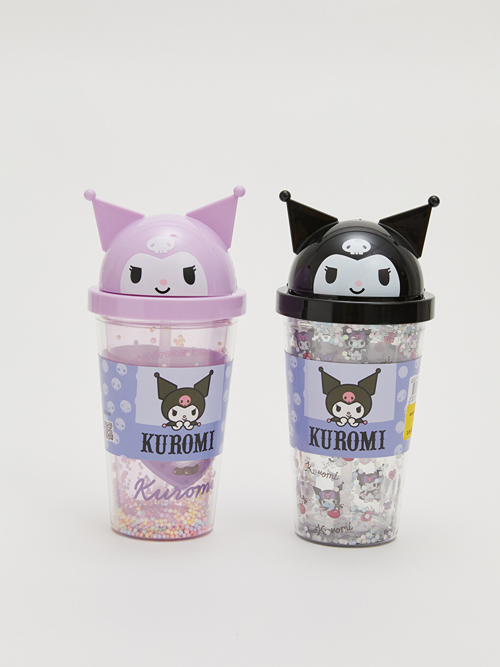 Kuromi Print Girl's Water Bottle 450 ml