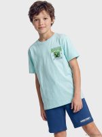 Minecraft Printed Boys' Shortie Pyjamas Set - Image 2