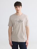 Crew Neck Manhattan Printed Men's T-Shirt
