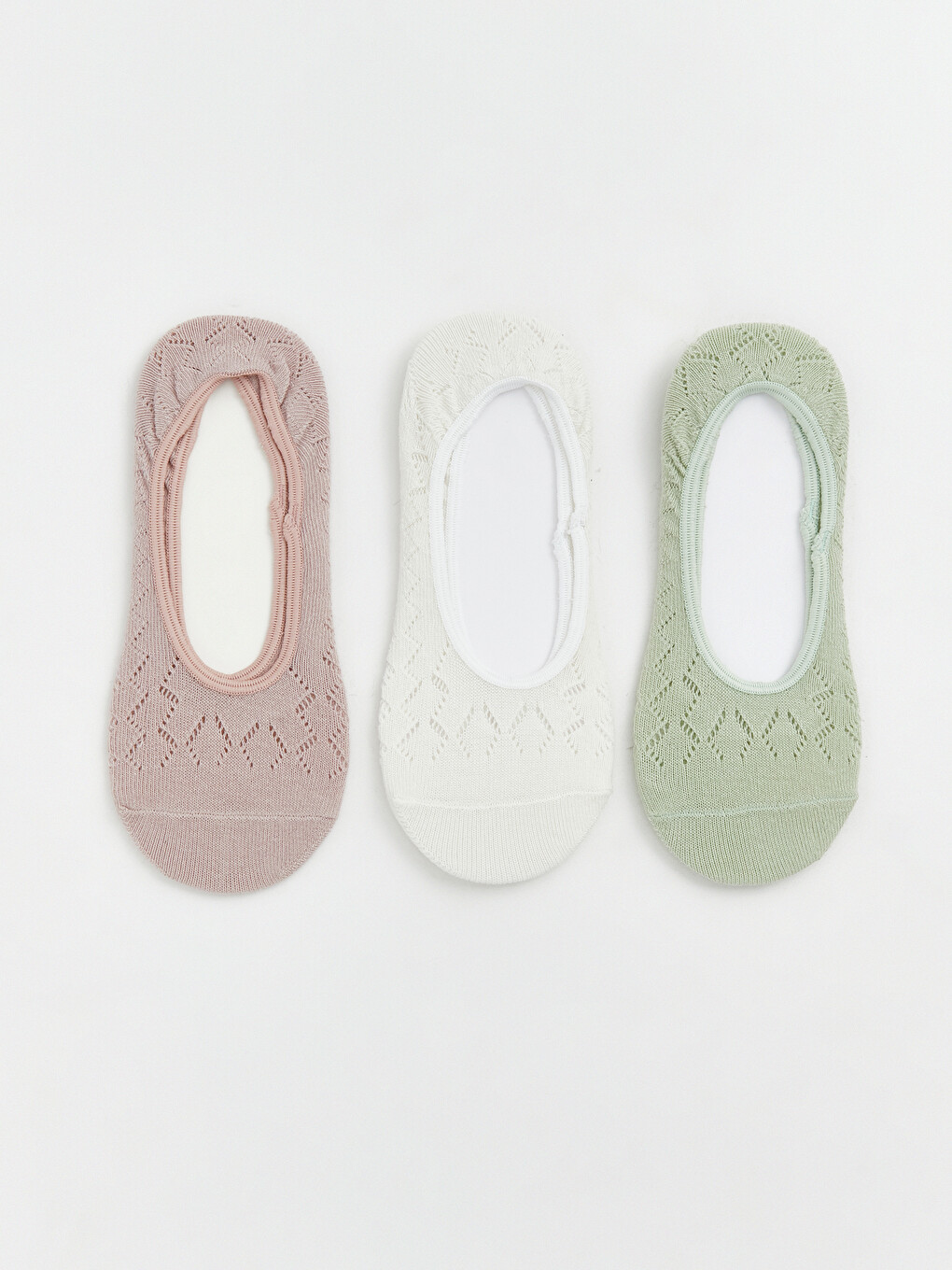 Open-Knit Women's Ballet Socks 3-Pack