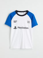 Crew Neck PlayStation Printed Boys' T-Shirt