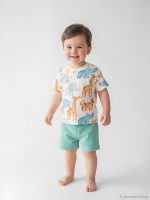 Animal Print Baby Boys' T-Shirt and Shorts