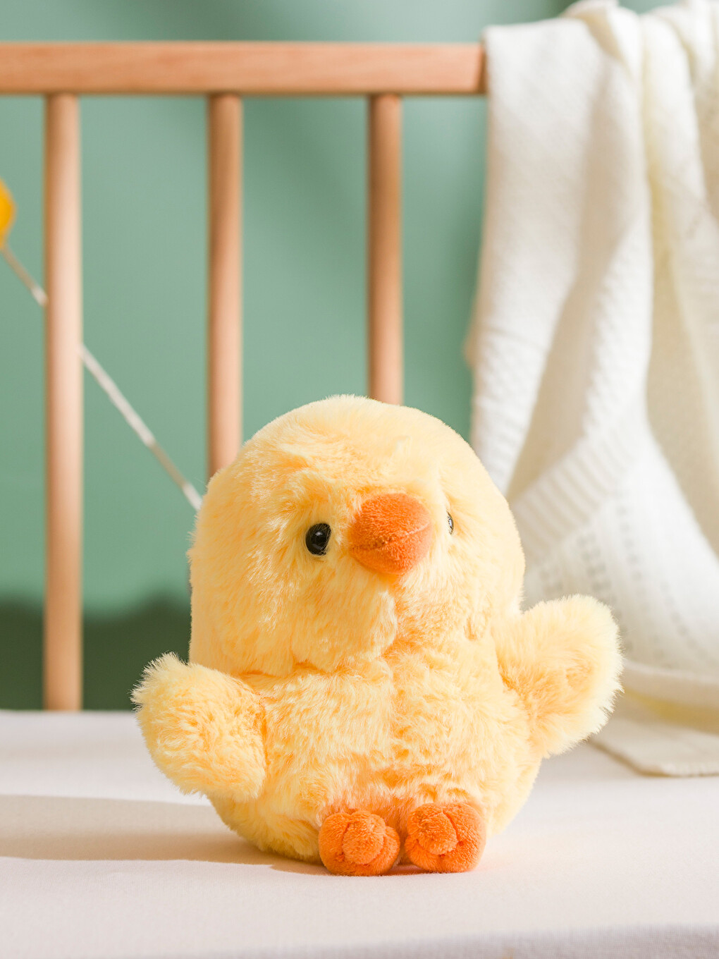 Chick-Shaped Plush Baby Cushion 18 cm